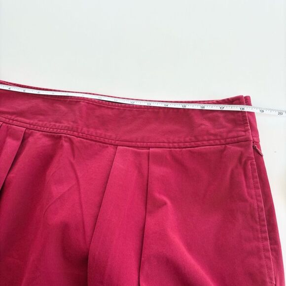 Vineyard Vines Vibrant Red Pleated Skirt w/Pockets - Picture 6 of 7